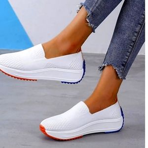 One pair of white casual slippons size 5.5. Brand new!!!$15